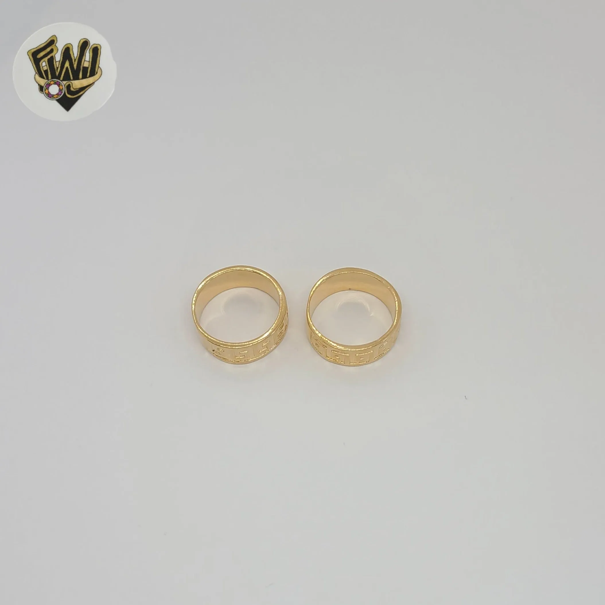 (1-3130-3) Gold Laminate - Greek Band Ring - BGF