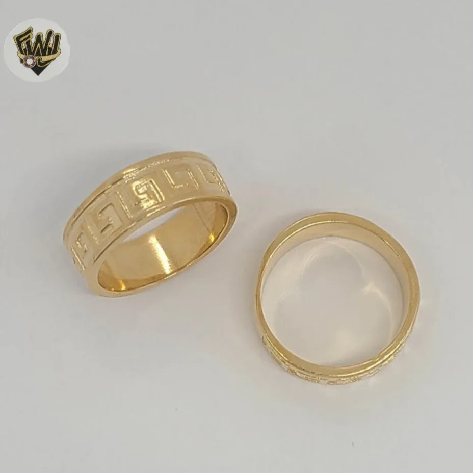 (1-3130-3) Gold Laminate - Greek Band Ring - BGF