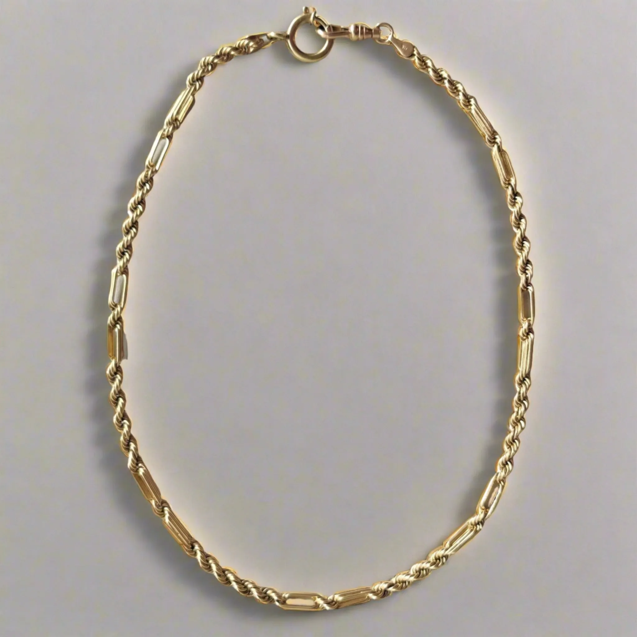 14K Vintage Fancy Chain Necklace