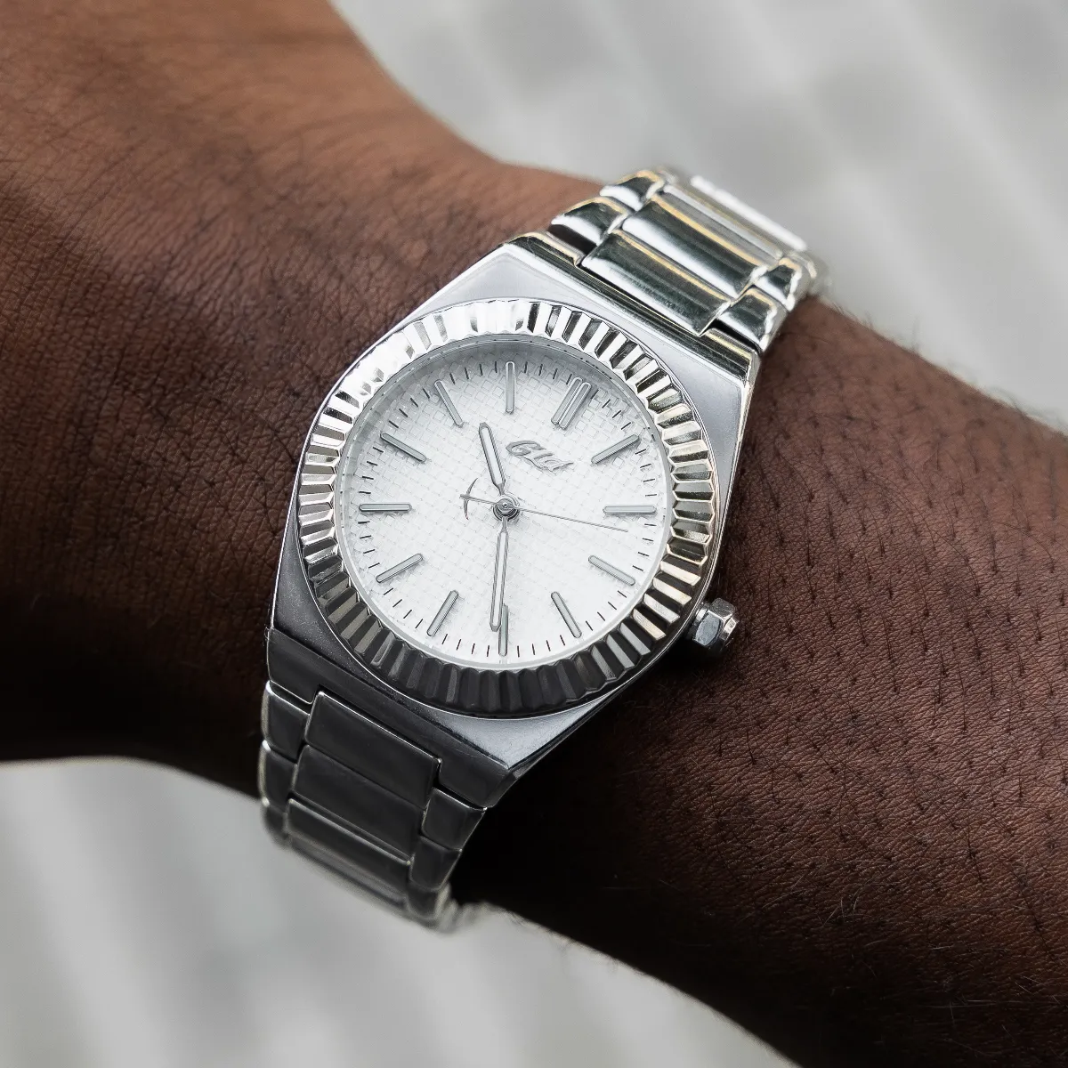 36MM Fluted Bezel Alpha Era in White Gold