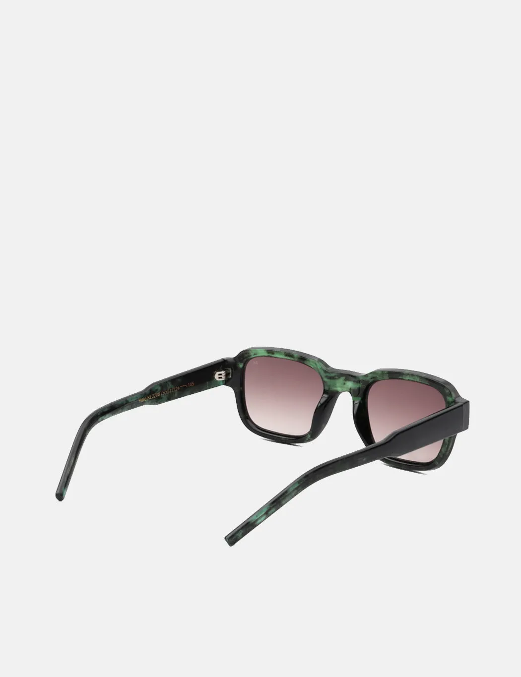 A. Kjaerbede Halo Sunglasses - Green Marble Transparent