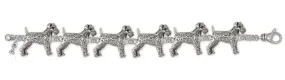 Airedale Terrier Bracelet Jewelry Sterling Silver Handmade Dog Bracelet AR10-BR