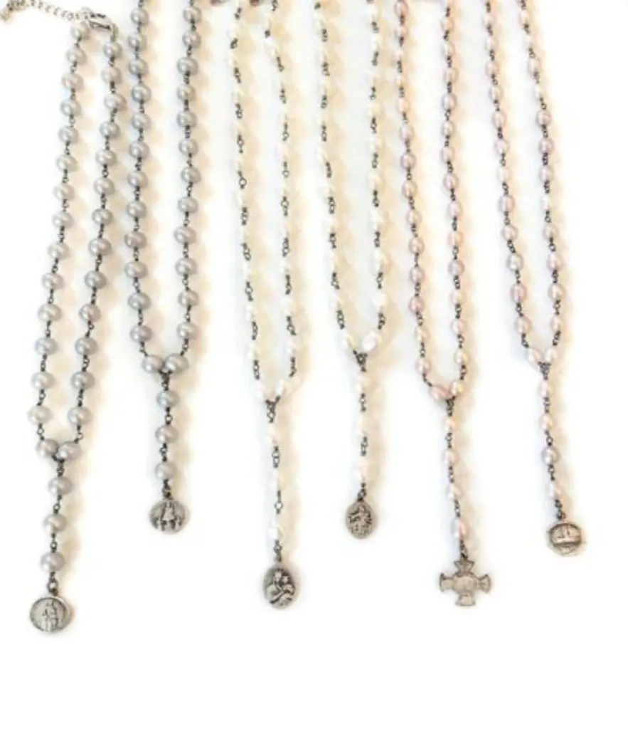 Alex White Pearl Necklace