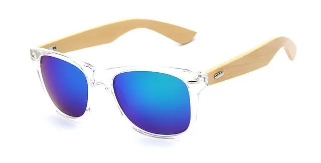 Bamboo Wooden Sunglasses for Men Polarized Original Design Hand Made Frames