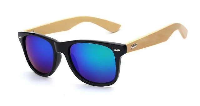 Bamboo Wooden Sunglasses for Men Polarized Original Design Hand Made Frames