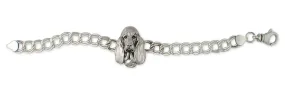 Basset Hound Bracelet Jewelry Sterling Silver Handmade Dog Bracelet BAS2-B