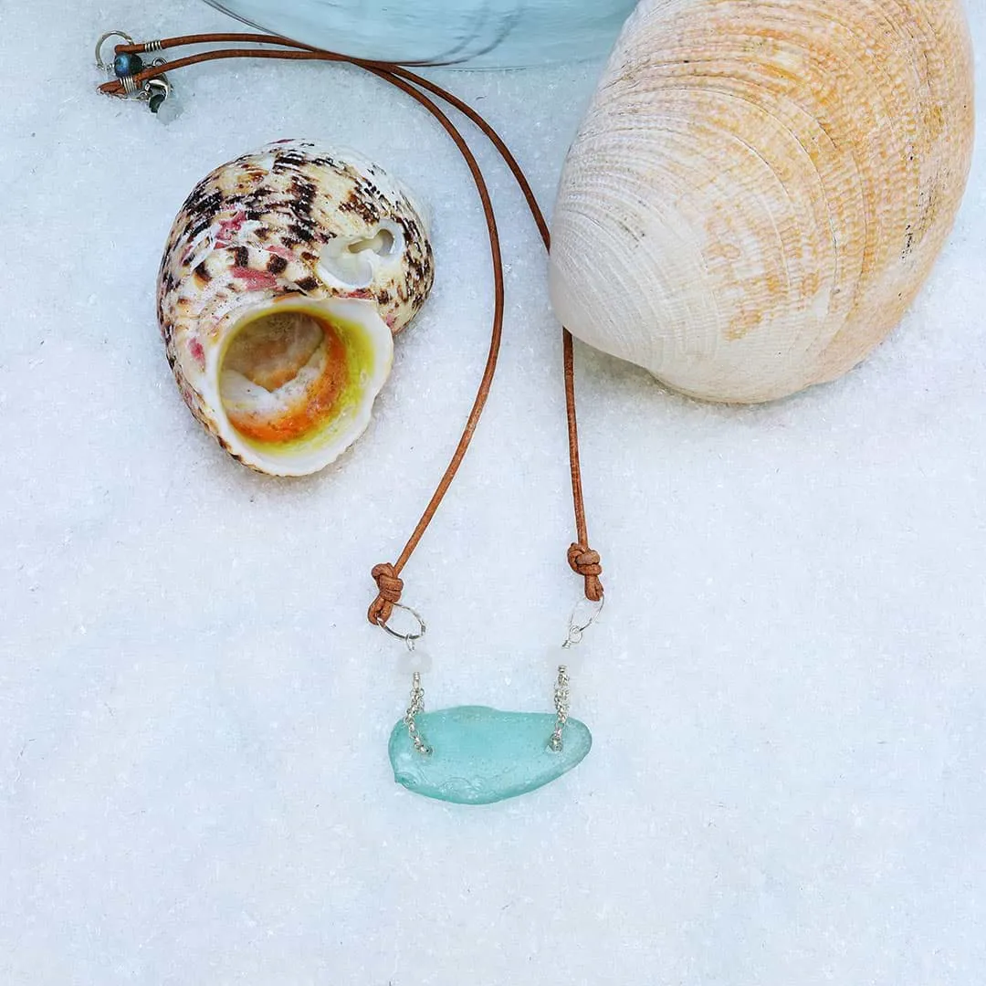 Beach Stroll - Sea Glass Necklace