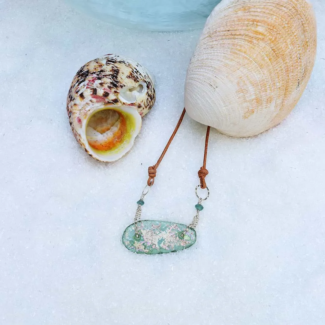 Beach Stroll - Sea Glass Necklace