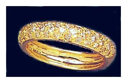 Bejeweled 14k Gold and Diamond Encrusted Ring