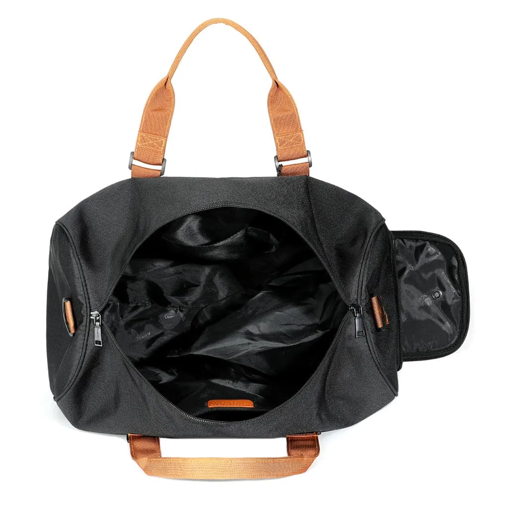 Black Nylon Travel Bag