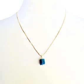 Blue Apatite Necklace