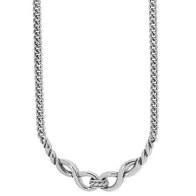 Brighton Interlok Infinity Collar Necklace