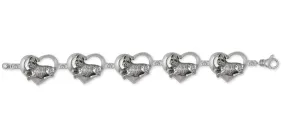 Brussels Griffon Bracelet Jewelry Sterling Silver Handmade Dog Bracelet GR37-B