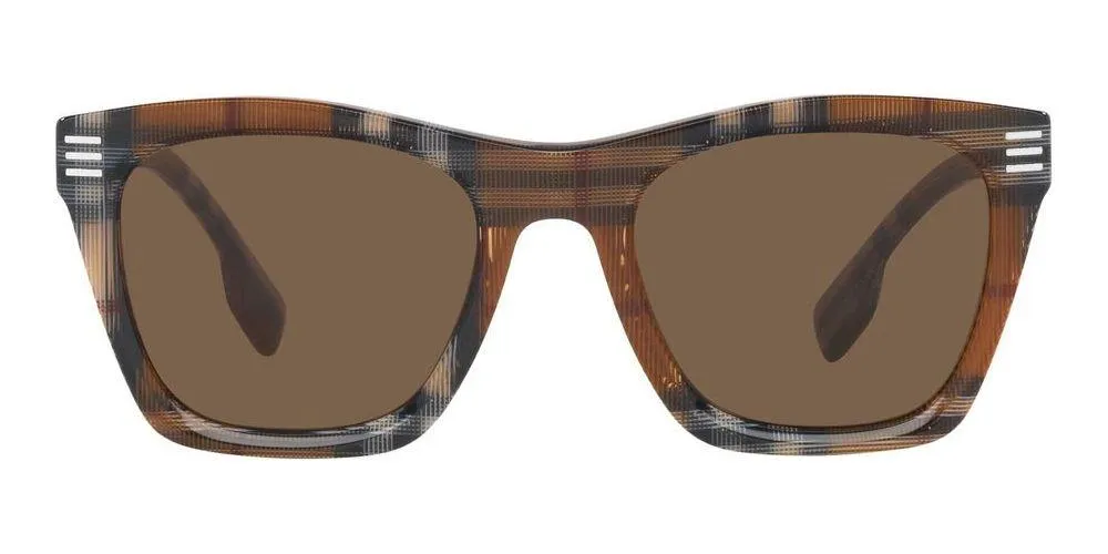 BURBERRY WOMEN'S BROWN SUNGLASSES MOD. COOPER BE 4348