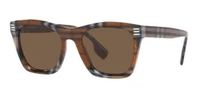 BURBERRY WOMEN'S BROWN SUNGLASSES MOD. COOPER BE 4348