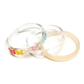 Butterfly Pearlized Shades Bangles