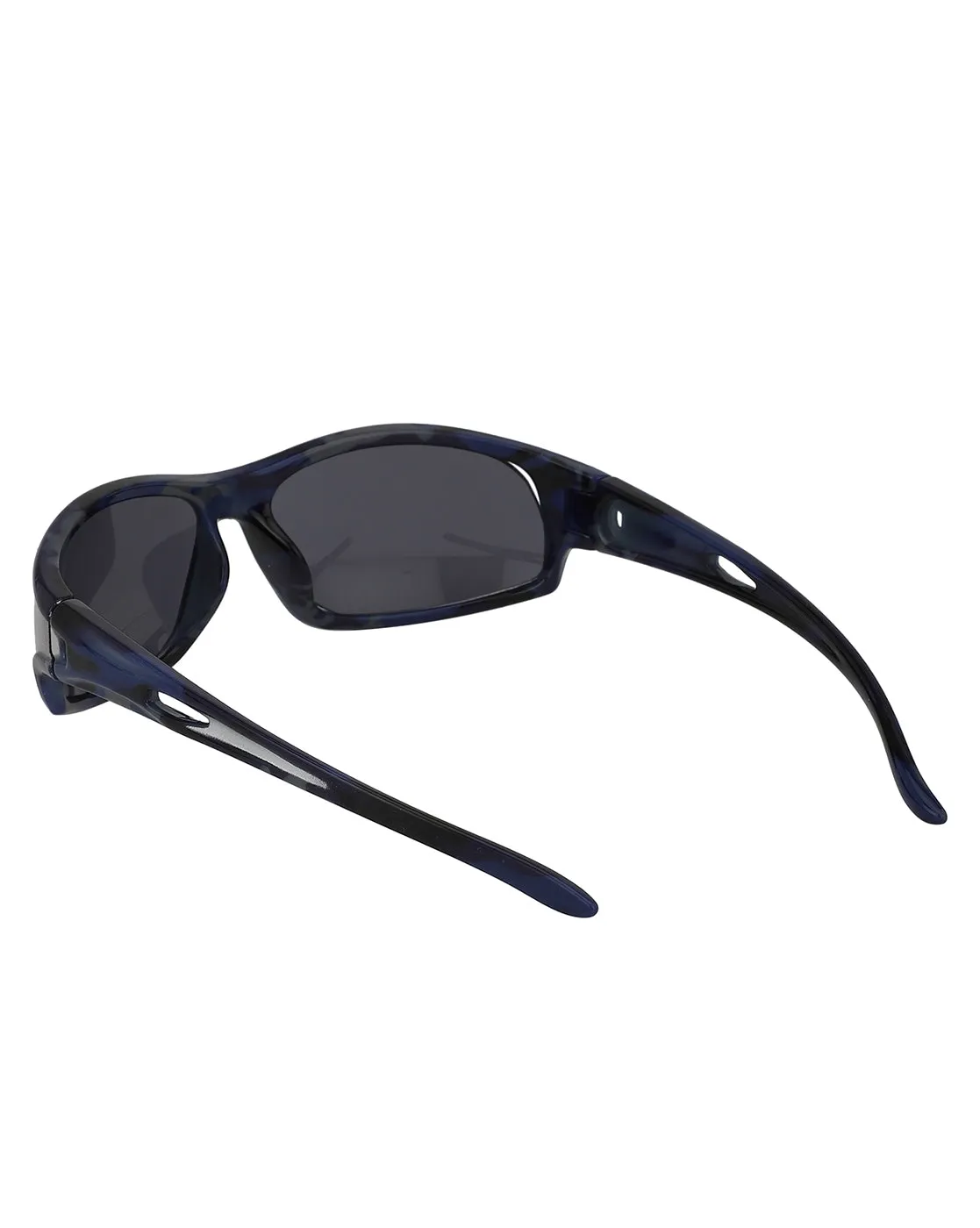 Carlton London Black Lens & Blue Sports Sunglasses For Boy