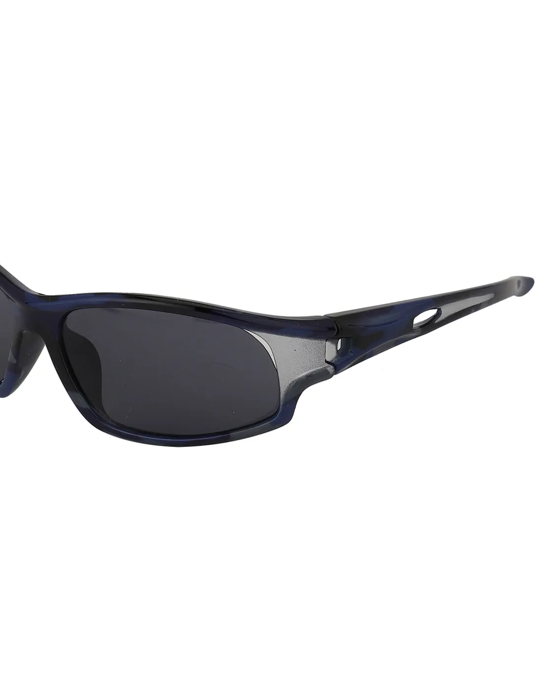 Carlton London Black Lens & Blue Sports Sunglasses For Boy