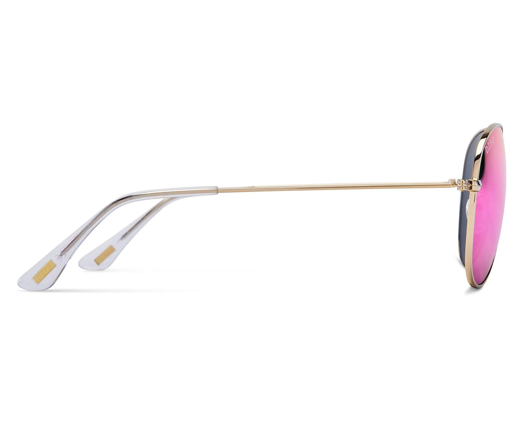 Cruz Gold   Pink Mirror Sunglasses