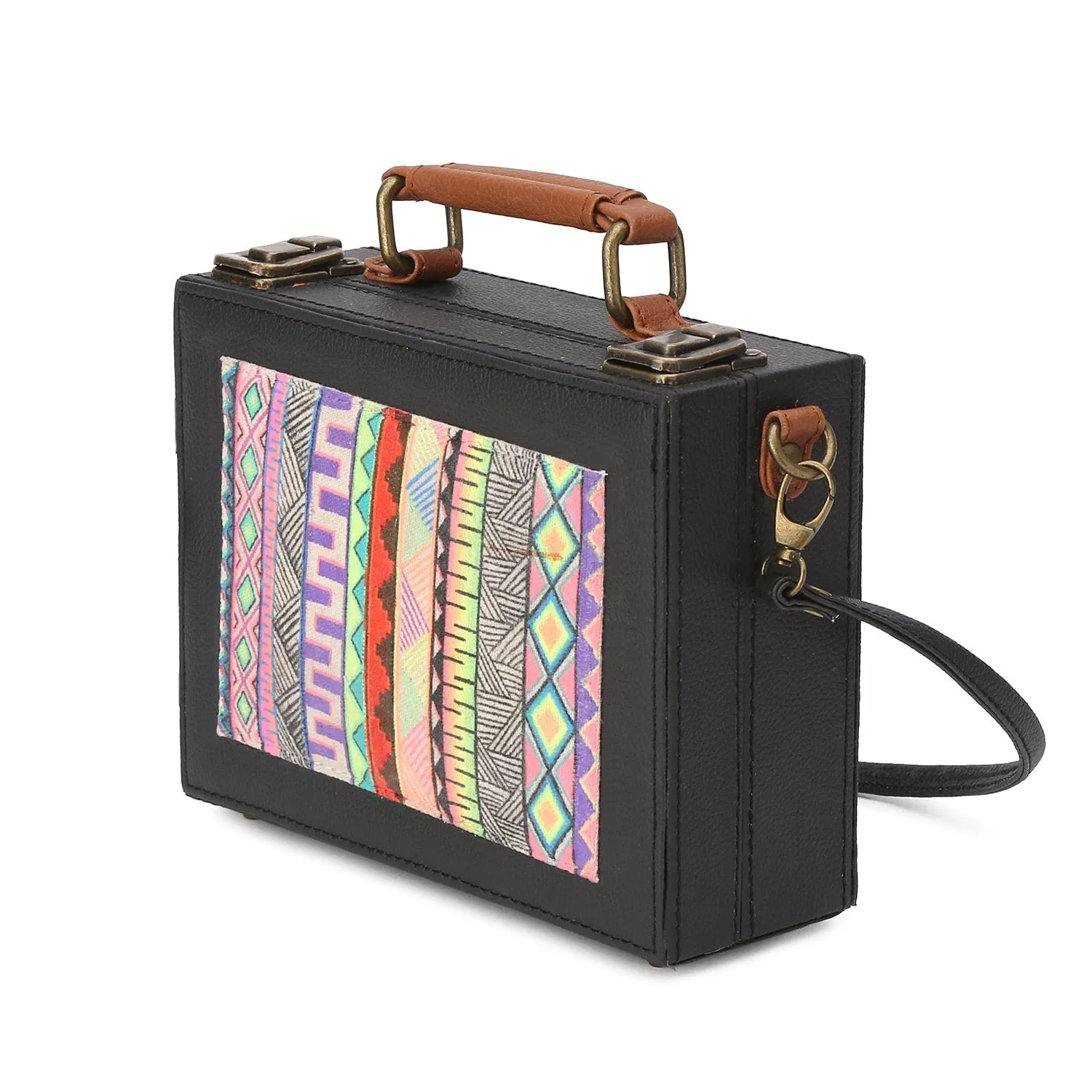 Dhaka Colorful Hand-Painted Sling Bag For Women