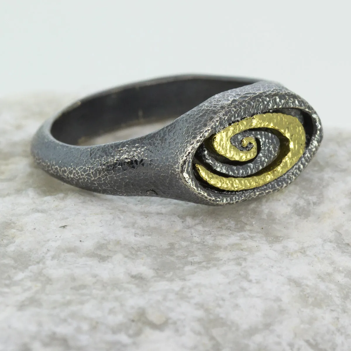 Double Spiral Ring