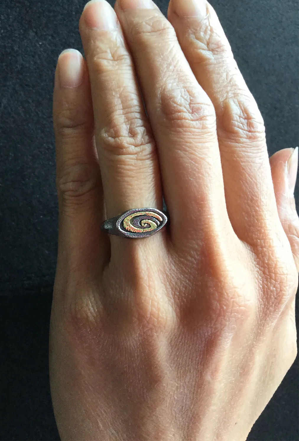 Double Spiral Ring