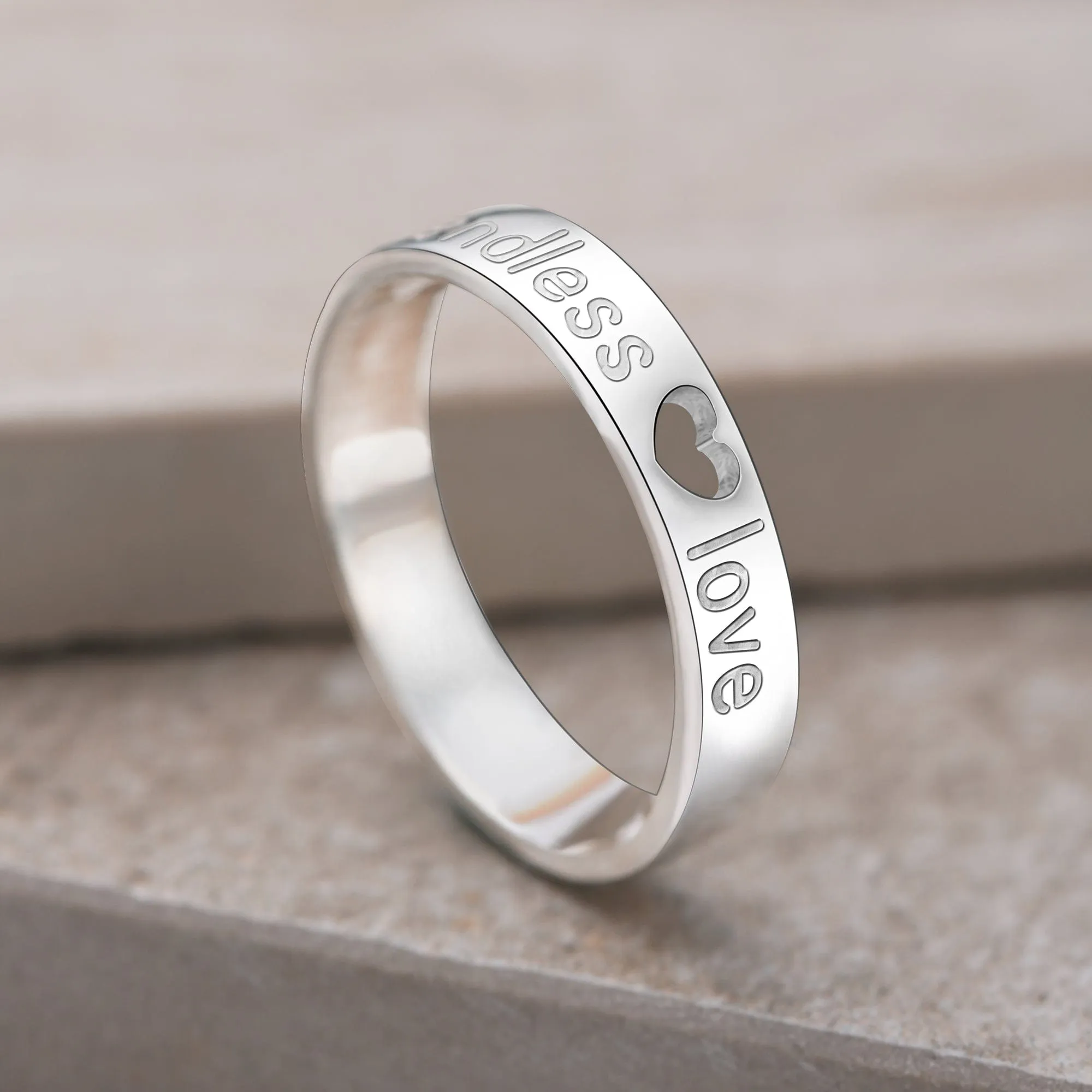 Endless Love Couples Promise Rings for Him