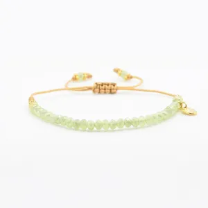 Friendship Candy Green Crystal Bracelet