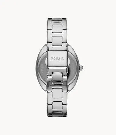 Gabby Three Hand Watch, Silver | FOSSIL