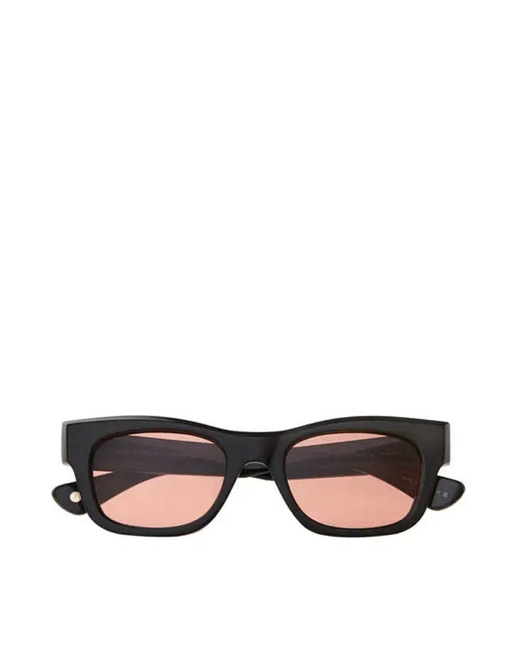 Garrett Leight Woz 49 Sunglasses Black/Sweetwater