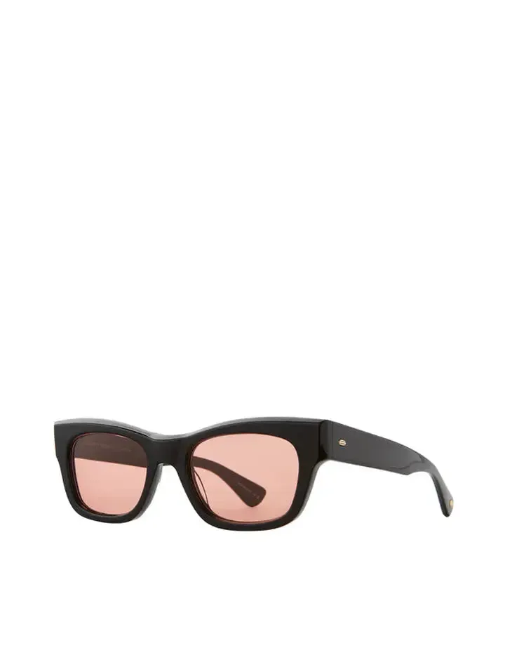 Garrett Leight Woz 49 Sunglasses Black/Sweetwater