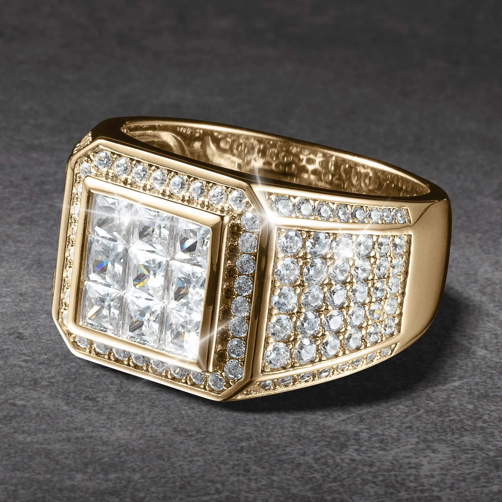 Golden Mirage Men's Ring