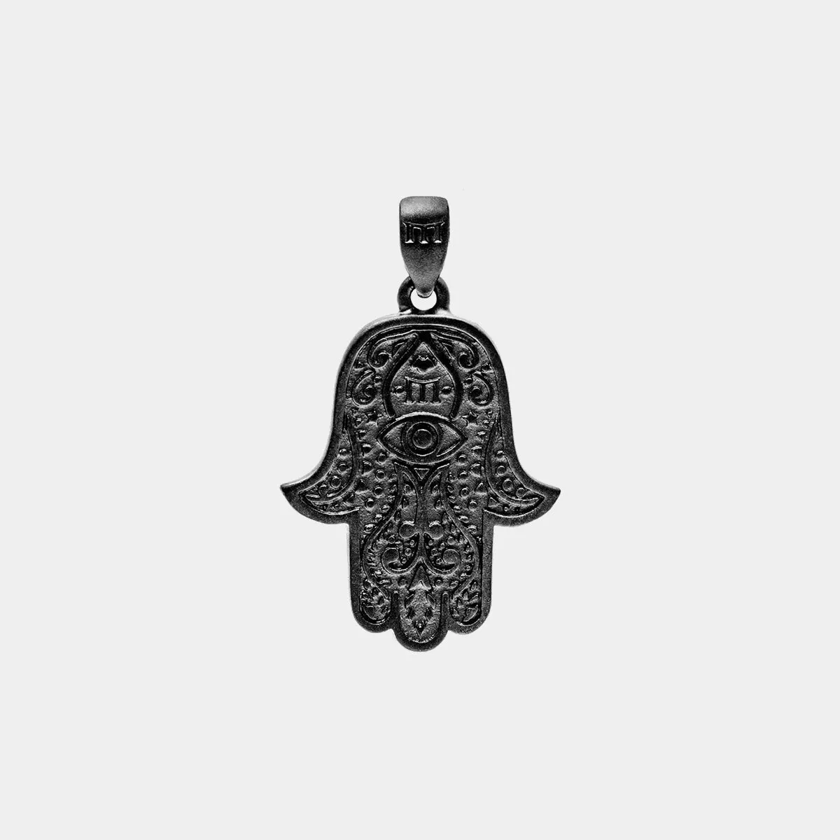 Hamsa Pendant - Black