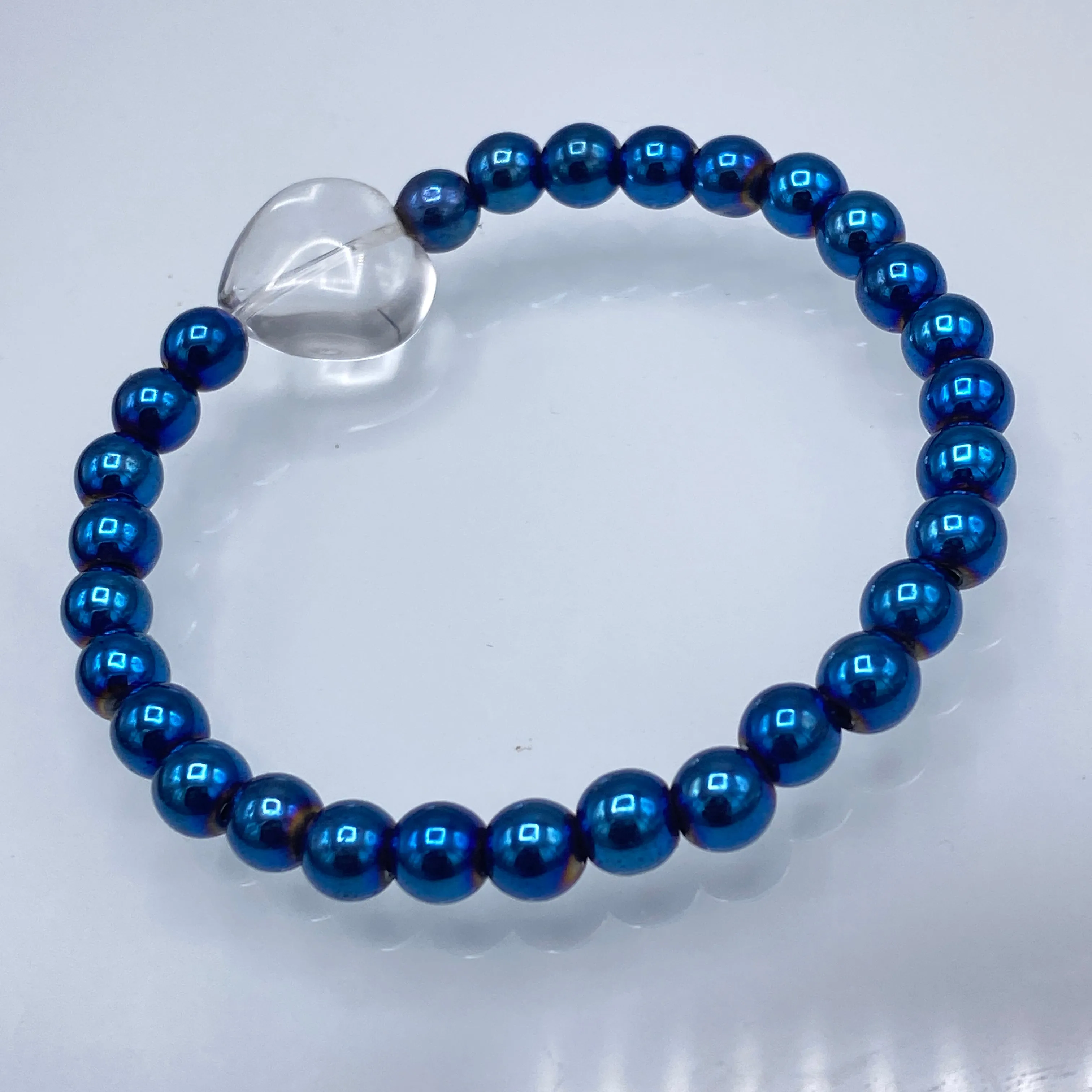 Hematite Gemstone Beaded Bracelets