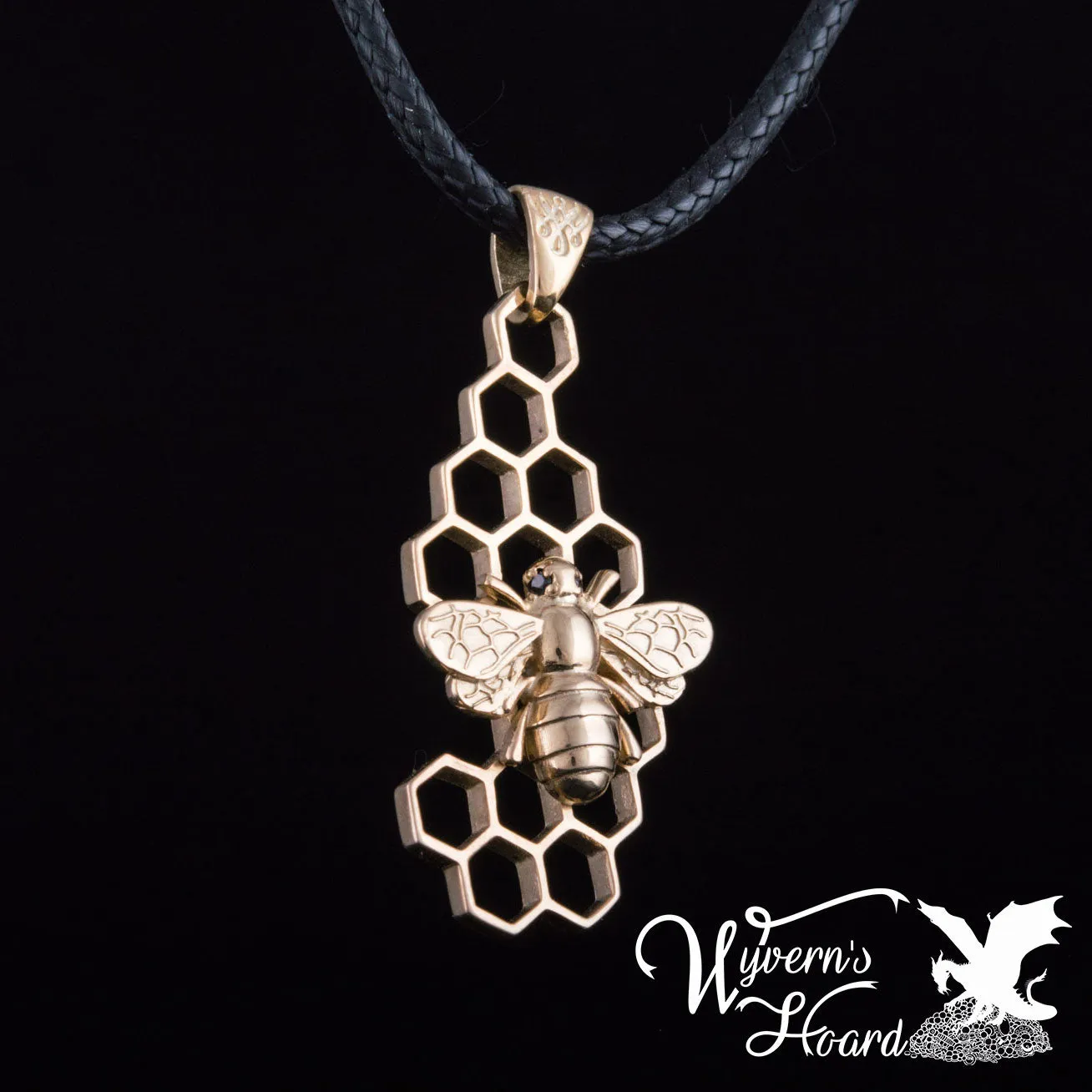 Honey Bee Sterling Silver Necklace