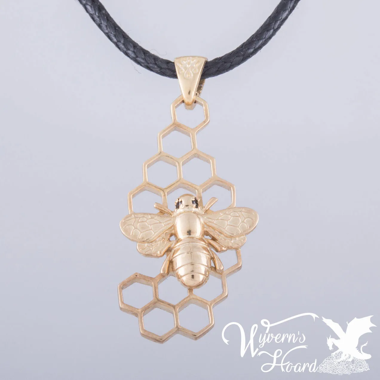 Honey Bee Sterling Silver Necklace