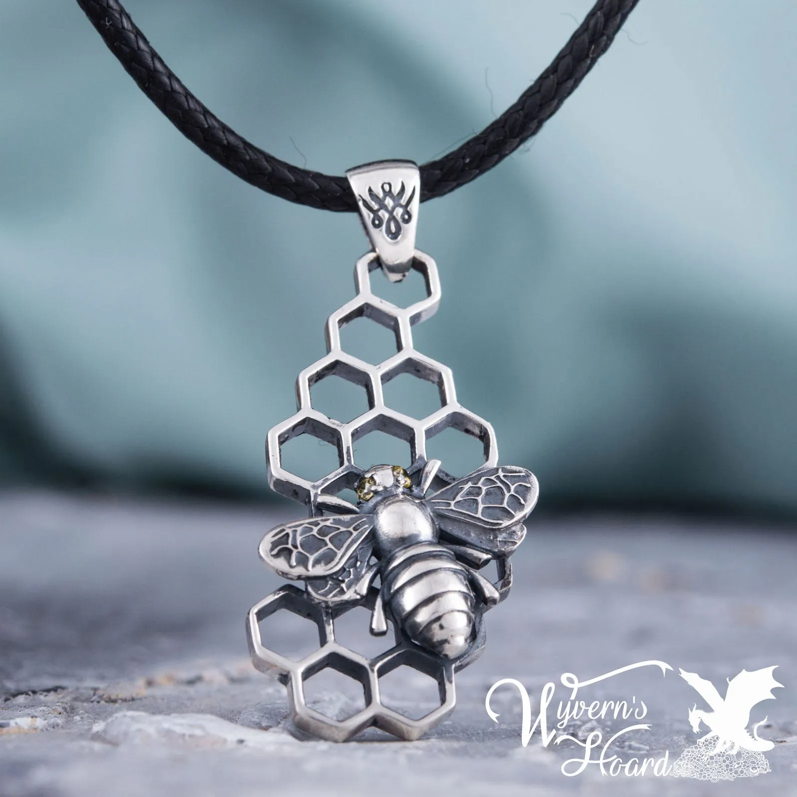 Honey Bee Sterling Silver Necklace