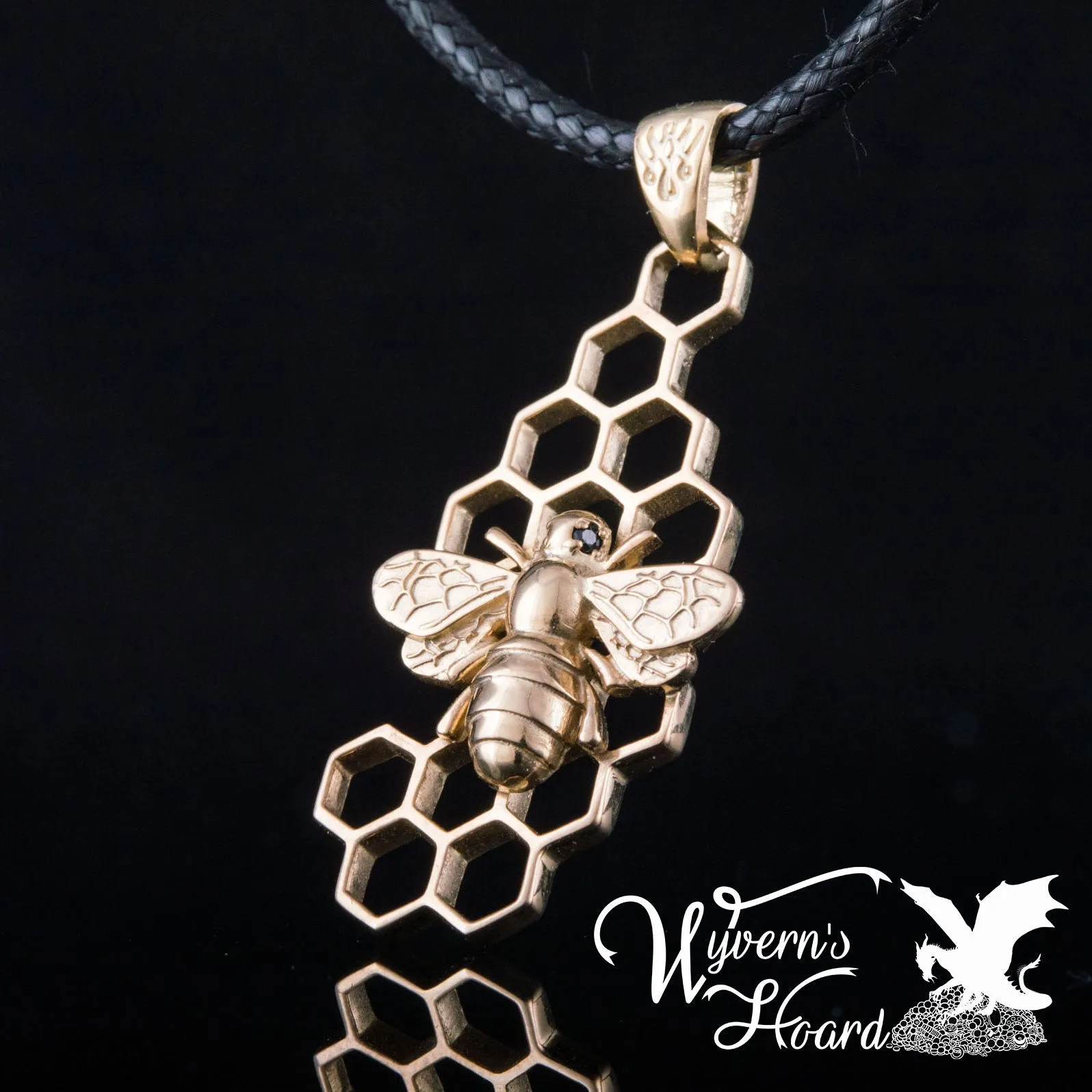 Honey Bee Sterling Silver Necklace