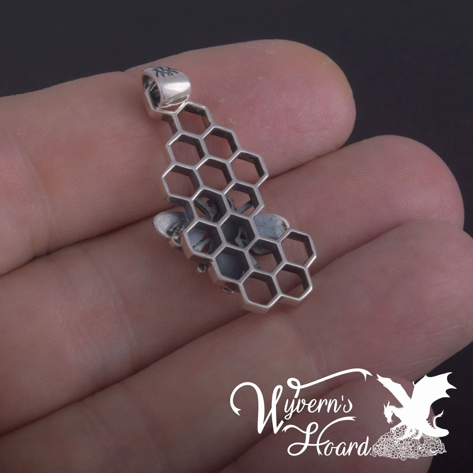 Honey Bee Sterling Silver Necklace