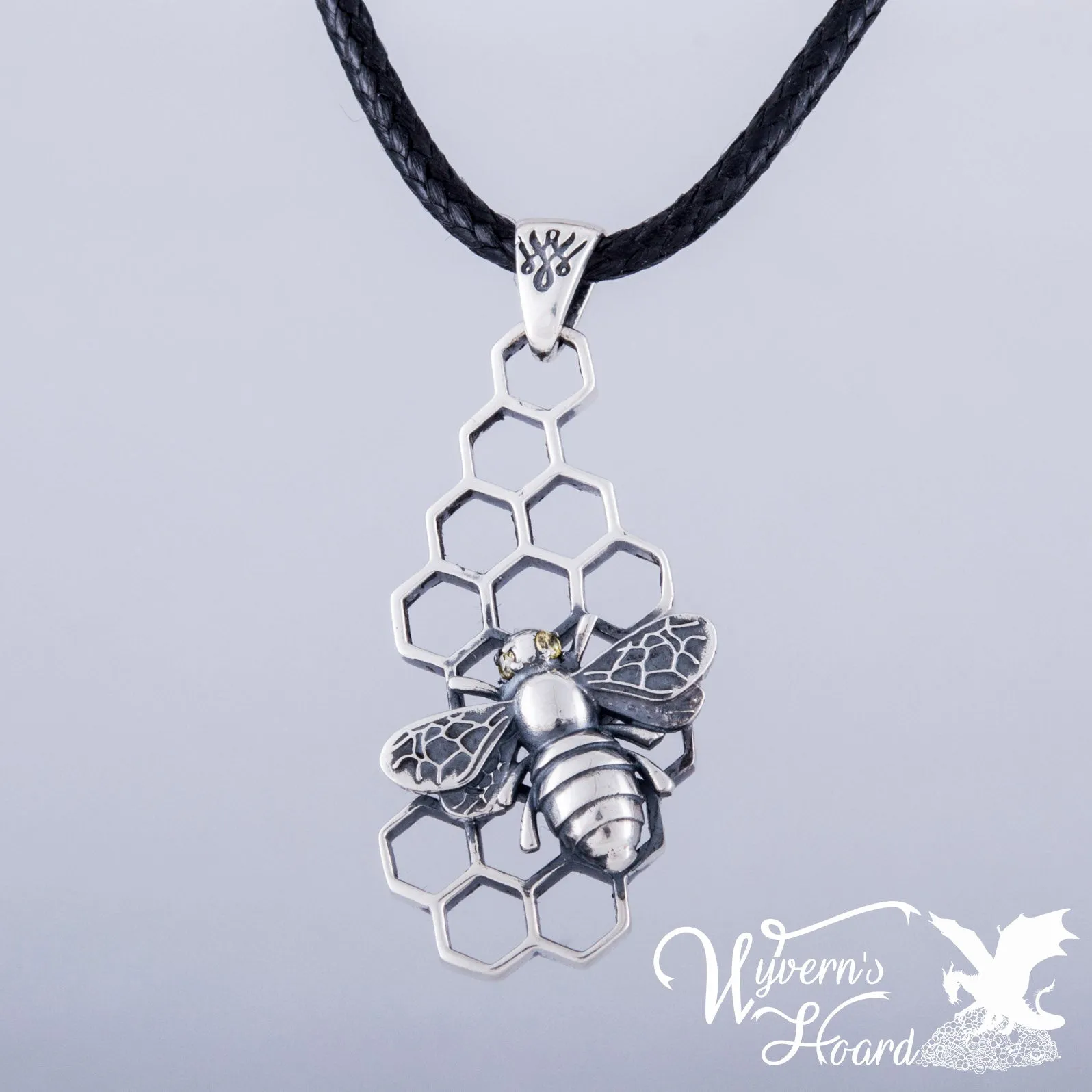 Honey Bee Sterling Silver Necklace