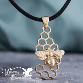 Honey Bee Sterling Silver Necklace