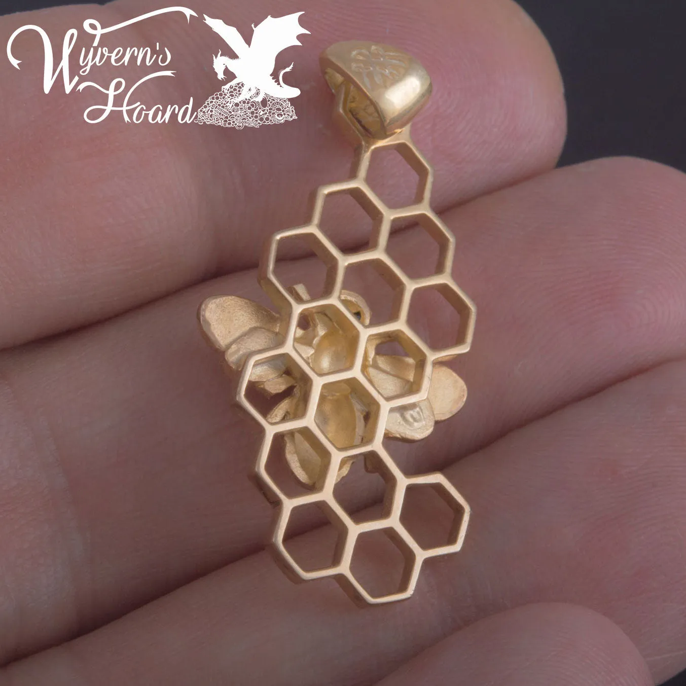 Honey Bee Sterling Silver Necklace