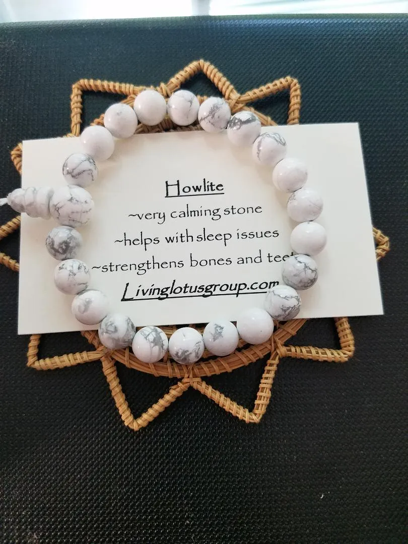 Howlite Power Bracelet