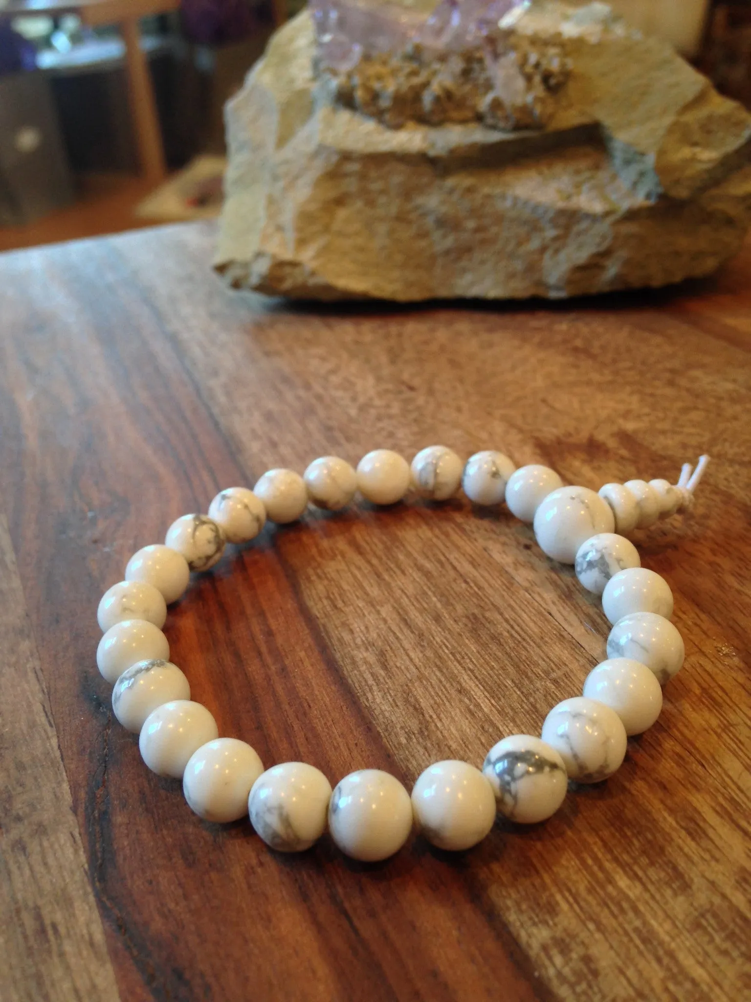 Howlite Power Bracelet