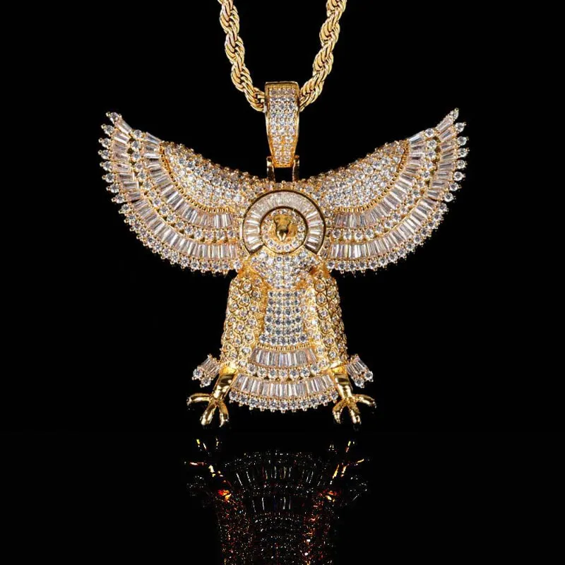 Iced Out Eagle Pendant