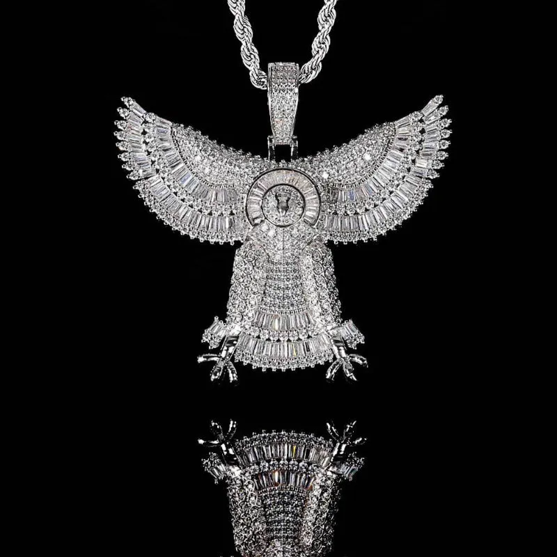 Iced Out Eagle Pendant