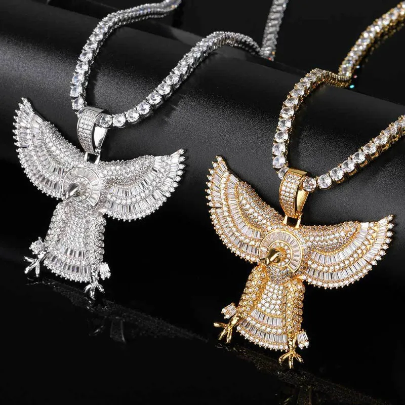 Iced Out Eagle Pendant