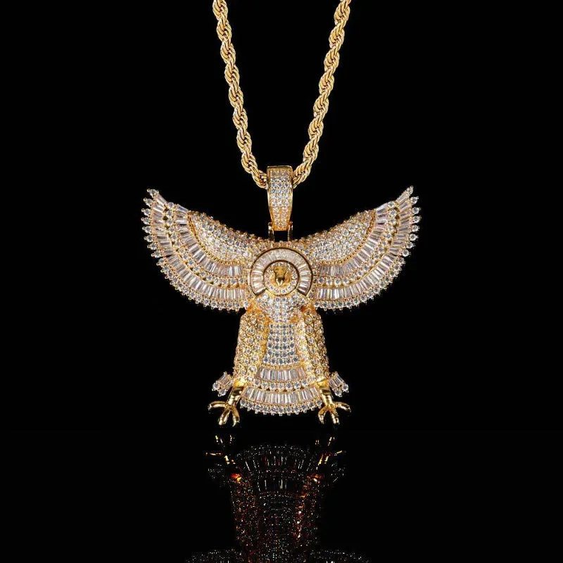 Iced Out Eagle Pendant