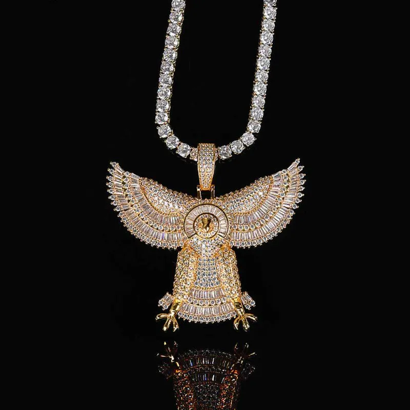 Iced Out Eagle Pendant