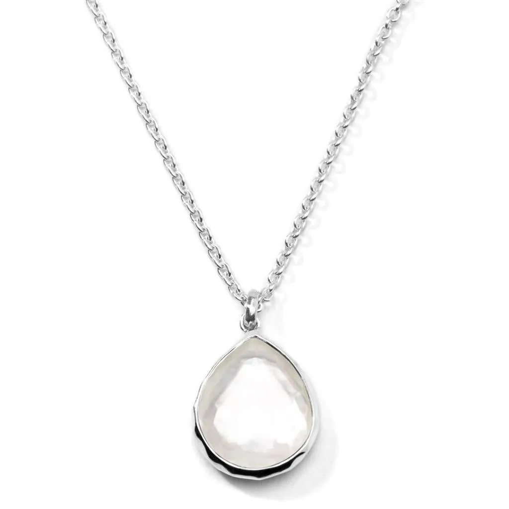 IPPOLITA Rock Candy Silver Small Teardrop Pendant Necklace